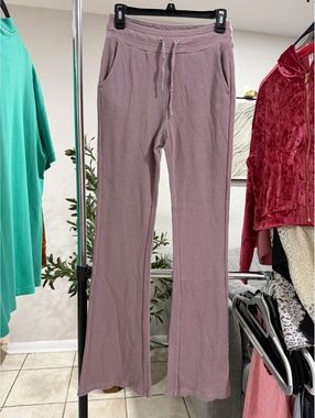 Calvin Klein Performance Mauve Waffle Knit Jogger Pants S #210